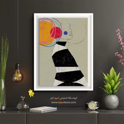 تابلو مدرن کافیشاپ - نقش سرد – تابلو مدرن - اسپو دکور