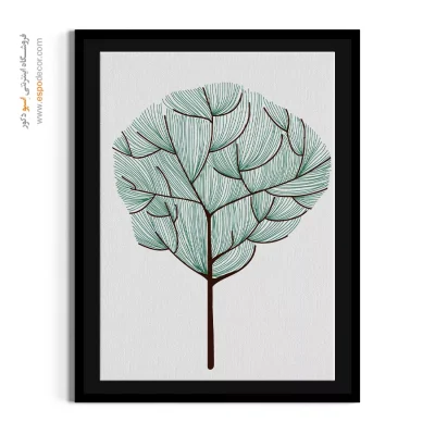 تابلو مینیمال هدیه روز پدر - غروب خالص – تابلو مدرن - اسپو دکور