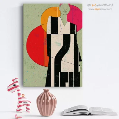 تابلو فانتزی انتزاعی - خواب بی‌صدا – تابلو مدرن - اسپو دکور