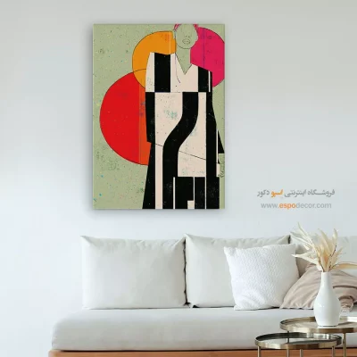 تابلو فانتزی انتزاعی - خواب بی‌صدا – تابلو مدرن - اسپو دکور