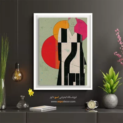 تابلو فانتزی انتزاعی - خواب بی‌صدا – تابلو مدرن - اسپو دکور