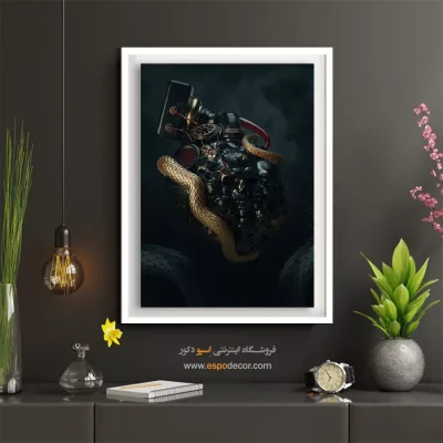 تابلو تزئین دیوار - پاییز آرام – تابلو مدرن - اسپو دکور