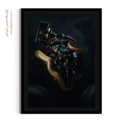 تابلو تزئین دیوار - پاییز آرام – تابلو مدرن - اسپو دکور