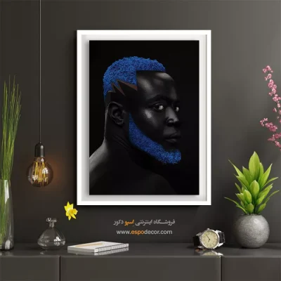 تابلو چاپی سالن پذیرایی - رنگ ناآرام – تابلو مدرن - اسپو دکور