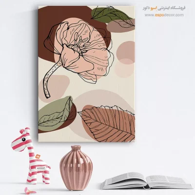 تابلو مینیمال معنوی - پرواز شکننده – تابلو مدرن - اسپو دکور