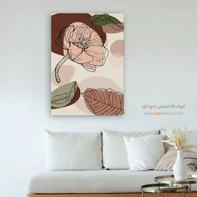 تابلو مینیمال معنوی - پرواز شکننده – تابلو مدرن - اسپو دکور