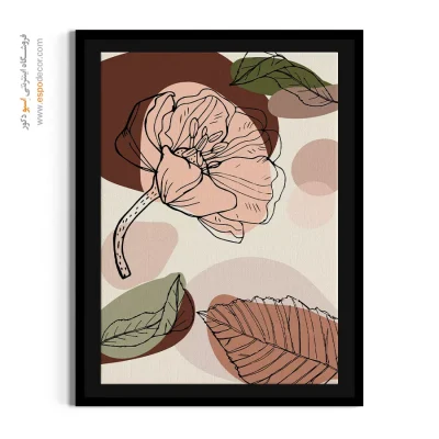 تابلو مینیمال معنوی - پرواز شکننده – تابلو مدرن - اسپو دکور