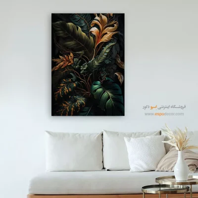 تابلو فانتزی تزئین دیوار - دریا تابناک – تابلو مدرن - اسپو دکور