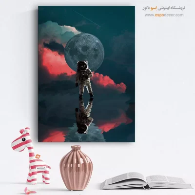 تابلو هنری شهری - تپش گمشده – تابلو مدرن - اسپو دکور