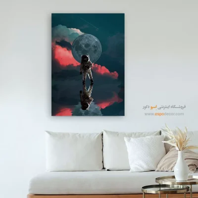 تابلو هنری شهری - تپش گمشده – تابلو مدرن - اسپو دکور