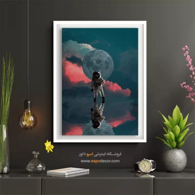 تابلو هنری شهری - تپش گمشده – تابلو مدرن - اسپو دکور