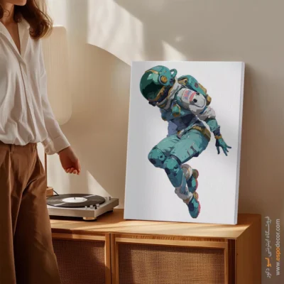 تابلو هنری دکور منزل - طلوع سرد – تابلو مدرن - اسپو دکور