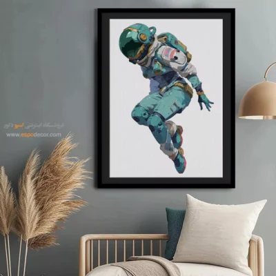 تابلو هنری دکور منزل - طلوع سرد – تابلو مدرن - اسپو دکور