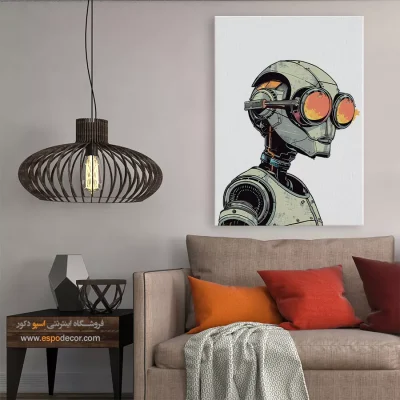 تابلو فانتزی سالن پذیرایی - تماشا رنگین – تابلو مدرن - اسپو دکور