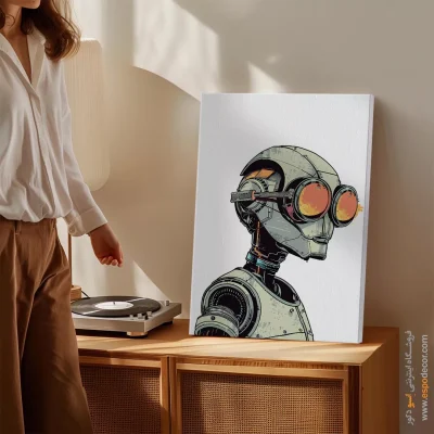 تابلو فانتزی سالن پذیرایی - تماشا رنگین – تابلو مدرن - اسپو دکور