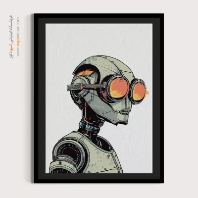 تابلو فانتزی سالن پذیرایی - تماشا رنگین – تابلو مدرن - اسپو دکور