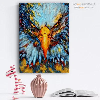 تابلو دکوراتیو پذیرایی - تماشا بی‌زمان – تابلو مدرن - اسپو دکور