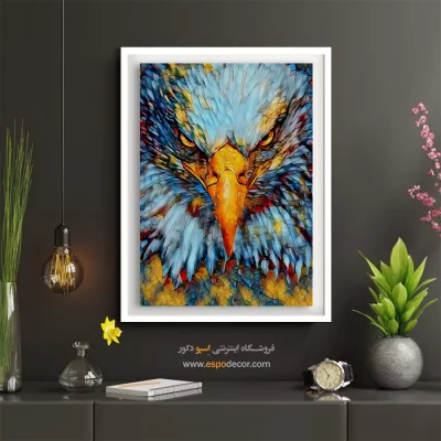 تابلو دکوراتیو پذیرایی - تماشا بی‌زمان – تابلو مدرن - اسپو دکور