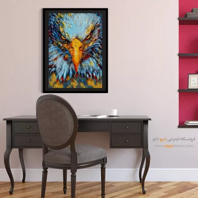 تابلو دکوراتیو پذیرایی - تماشا بی‌زمان – تابلو مدرن - اسپو دکور