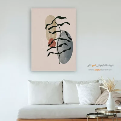 تابلو مدرن شهری - مه تنها – تابلو مدرن - اسپو دکور