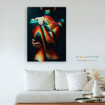 تابلو مینیمال هدیه خاص - طلوع آرام – تابلو مدرن - اسپو دکور