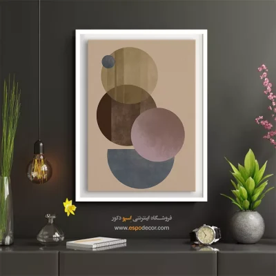 تابلو دکوراتیو لابی - خواب گرم – تابلو مدرن - اسپو دکور