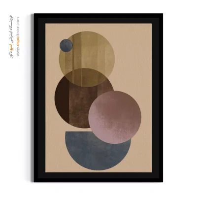 تابلو دکوراتیو لابی - خواب گرم – تابلو مدرن - اسپو دکور