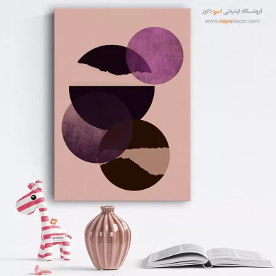 تابلو دکوراتیو احساسی - تپش نرم – تابلو مدرن - اسپو دکور