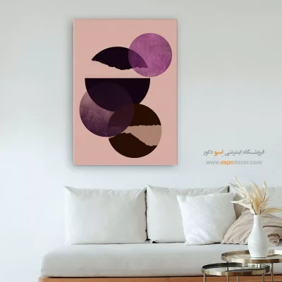تابلو دکوراتیو احساسی - تپش نرم – تابلو مدرن - اسپو دکور