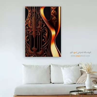 تابلو هنری هدیه روز مادر - خاطره تنها – تابلو مدرن - اسپو دکور