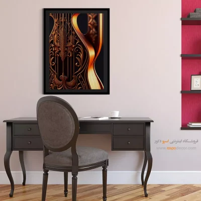 تابلو هنری هدیه روز مادر - خاطره تنها – تابلو مدرن - اسپو دکور