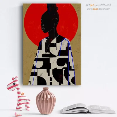 تابلو مینیمال بوتیک - راز تابناک – تابلو مدرن - اسپو دکور