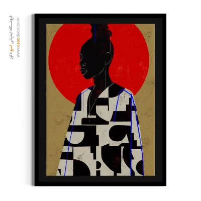 تابلو مینیمال بوتیک - راز تابناک – تابلو مدرن - اسپو دکور