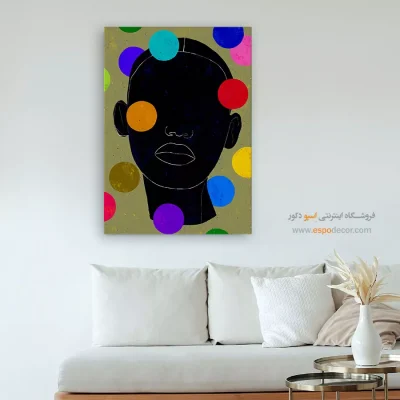 تابلو چاپی معنوی - آواز مه‌آلود – تابلو مدرن - اسپو دکور