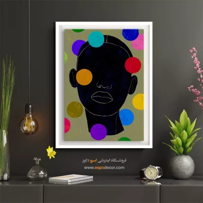 تابلو چاپی معنوی - آواز مه‌آلود – تابلو مدرن - اسپو دکور