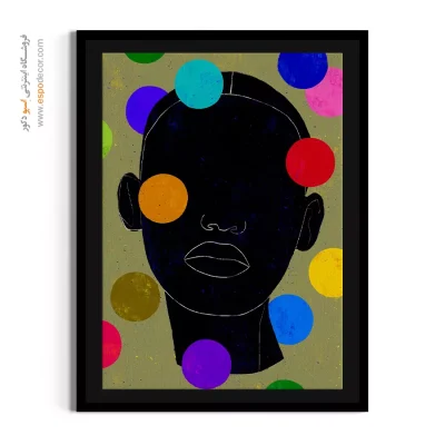 تابلو چاپی معنوی - آواز مه‌آلود – تابلو مدرن - اسپو دکور