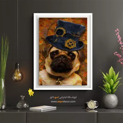 تابلو مینیمال کافیشاپ - هستی دلتنگ – تابلو مدرن - اسپو دکور