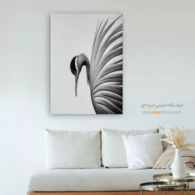 تابلو مدرن تأمل‌برانگیز - نغمه گمشده – تابلو مدرن - اسپو دکور