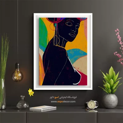 تابلو هنری دفتر کار - رویا پژمرده – تابلو مدرن - اسپو دکور