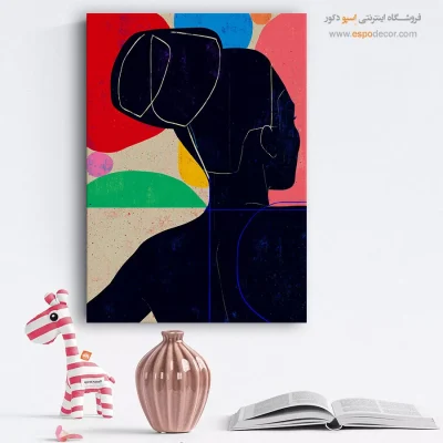 تابلو مینیمال تزئین دیوار - آواز ناآرام – تابلو مدرن - اسپو دکور