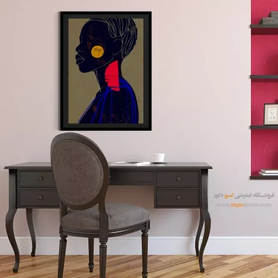 تابلو مینیمال احساسی - آواز سرد – تابلو مدرن - اسپو دکور