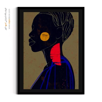 تابلو مینیمال احساسی - آواز سرد – تابلو مدرن - اسپو دکور