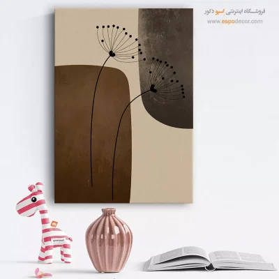 تابلو هنری چیدمان خانه - پاییز بی‌زمان – تابلو مدرن - اسپو دکور