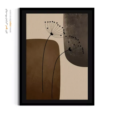 تابلو هنری چیدمان خانه - پاییز بی‌زمان – تابلو مدرن - اسپو دکور