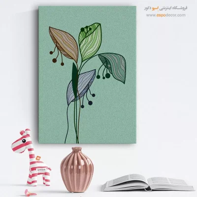 تابلو فانتزی کافی‌شاپ - مه گرم – تابلو مدرن - اسپو دکور