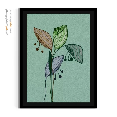 تابلو فانتزی کافی‌شاپ - مه گرم – تابلو مدرن - اسپو دکور