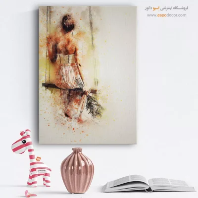 تابلو نقاشی دکور منزل - افق آرام – تابلو مدرن - اسپو دکور