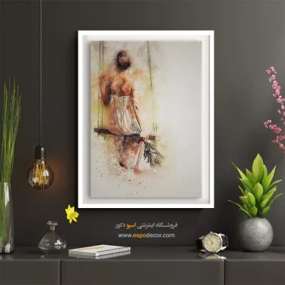 تابلو نقاشی دکور منزل - افق آرام – تابلو مدرن - اسپو دکور