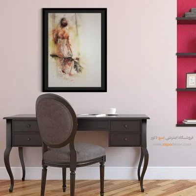 تابلو نقاشی دکور منزل - افق آرام – تابلو مدرن - اسپو دکور