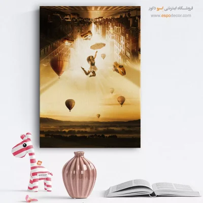 خرید تابلو نقاشی هتل - آبی بیانتها – تابلو مدرن - اسپو دکور